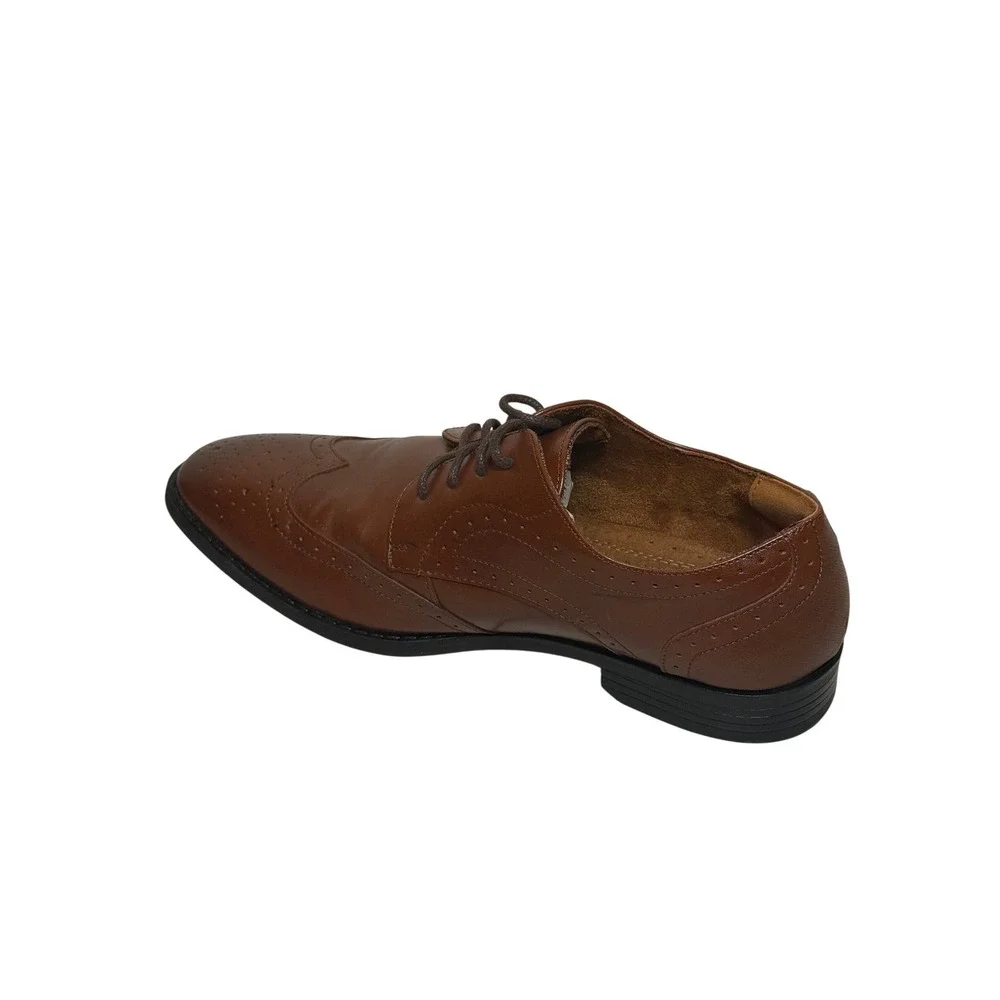 Stacy Adams Brown Wingtip Oxford Brogue Dress Shoes Men Size‎ 6 Mens